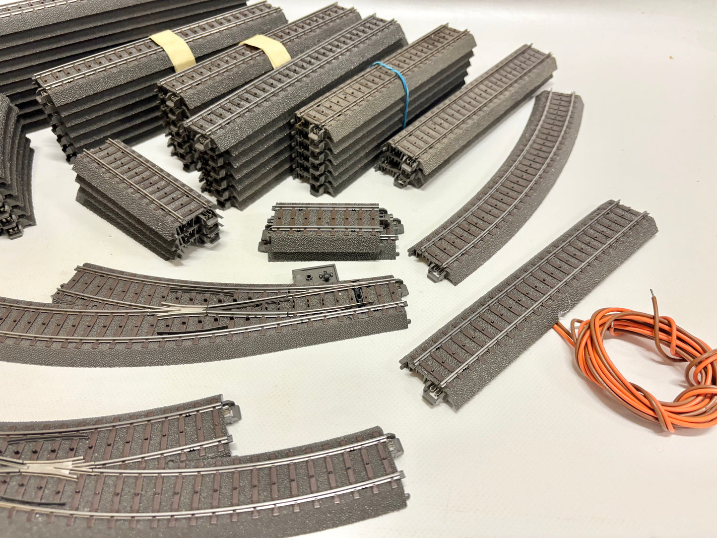 Märklin C-Gleise Konvolut 57 Teile 24188 24172 24671 24672 usw.