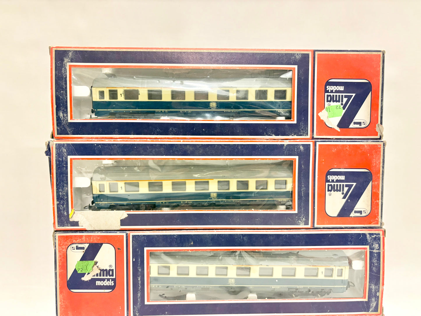 Lima 4x Schnellzugwagen Personenwagen DB H0