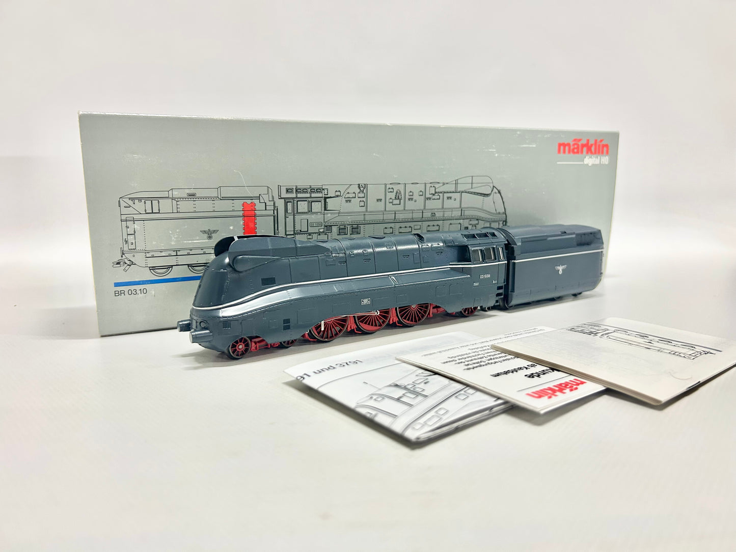 Märklin 3791 Digital Stromliniendampflok Br 03.10 DRG AC H0