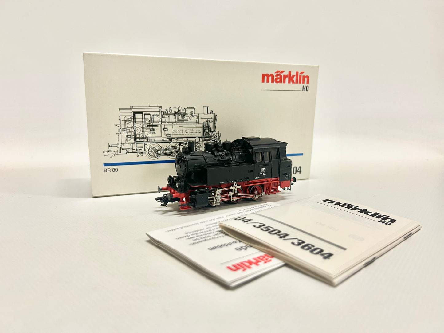 Märklin 3304 Dampflok Br 80 030 DB AC H0