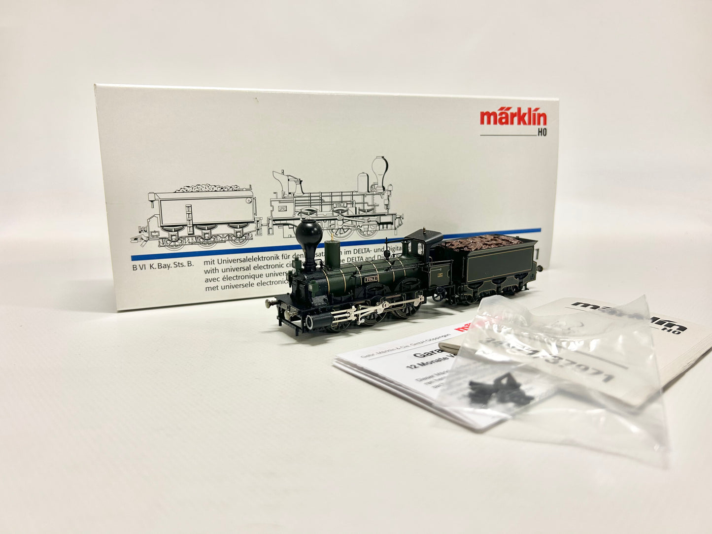 Märklin 34971 Digital Dampflok B VI "Tölz" K.Bay.Sts.B. AC H0