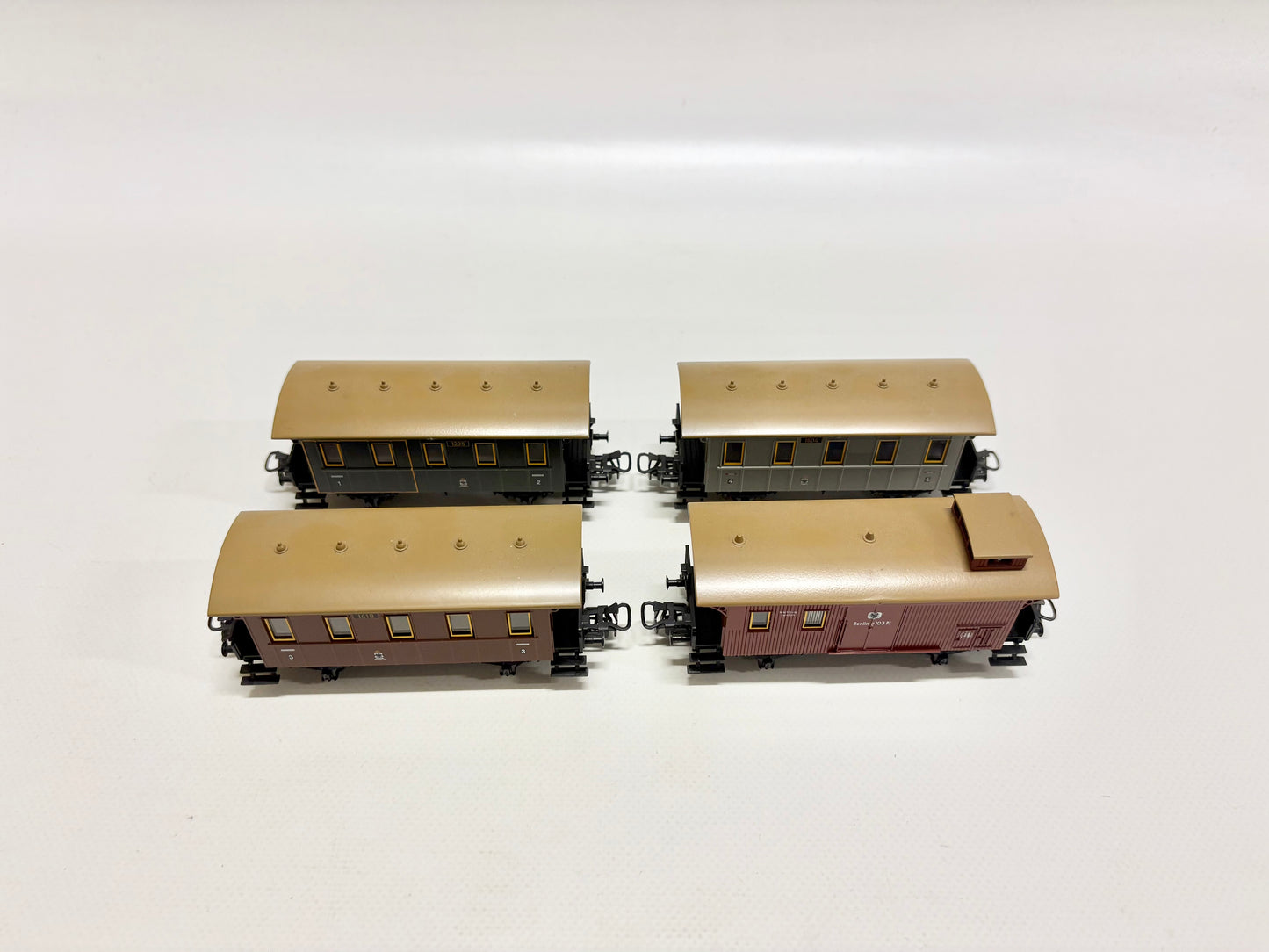 Märklin 4035 Wagen-Set Personenwagen K.P.E.V. AC H0