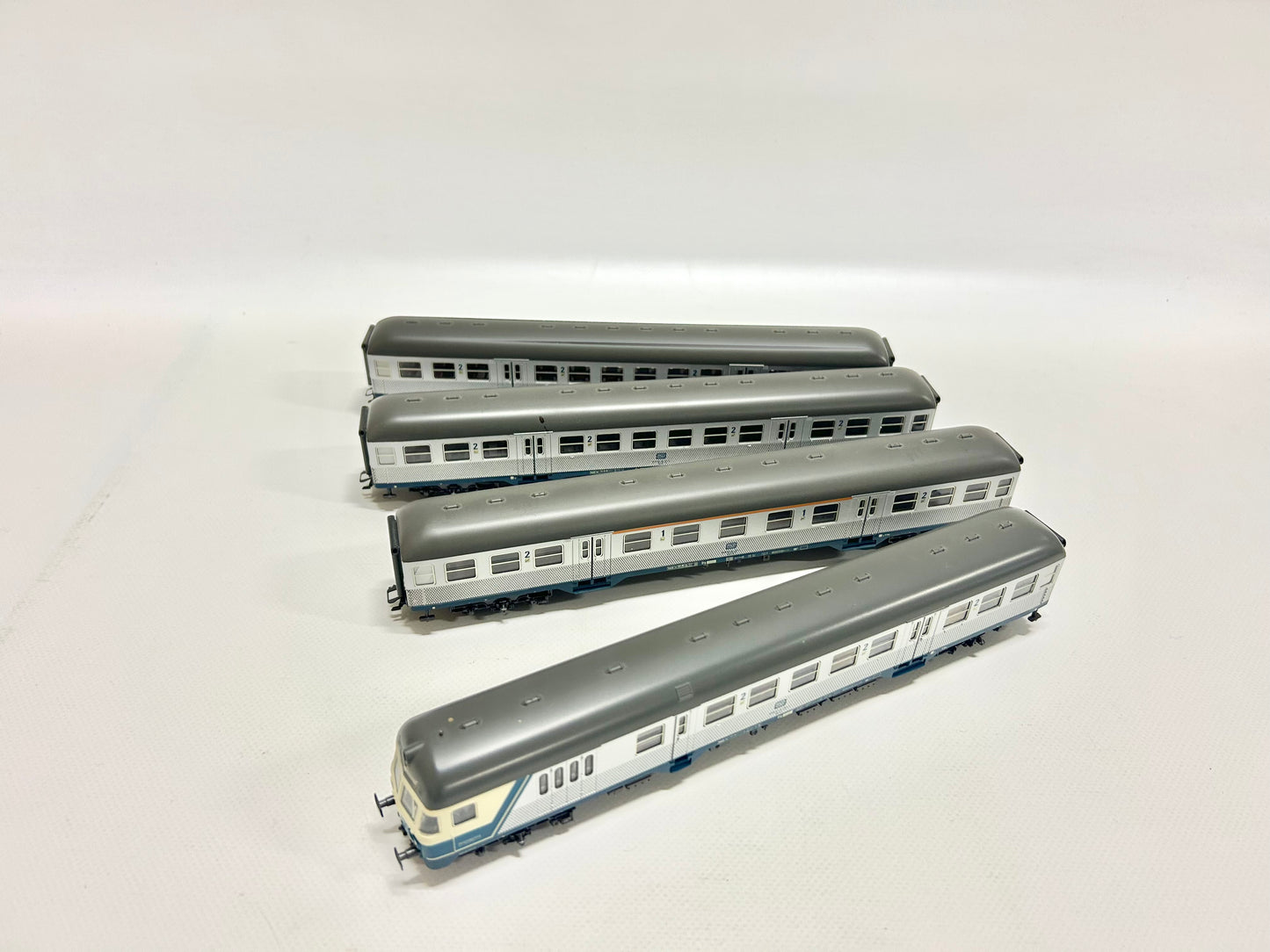 Märklin 4x Silberlinge Personenwagen inkl. Steuerwagen H0