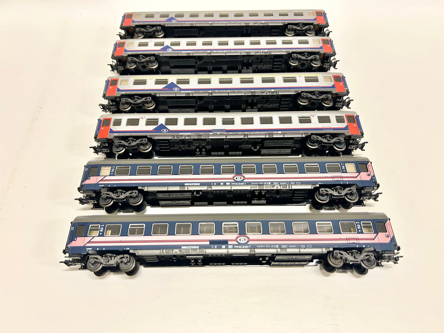 Märklin 43525 4351 4352 Belgische Personenwagen H0
