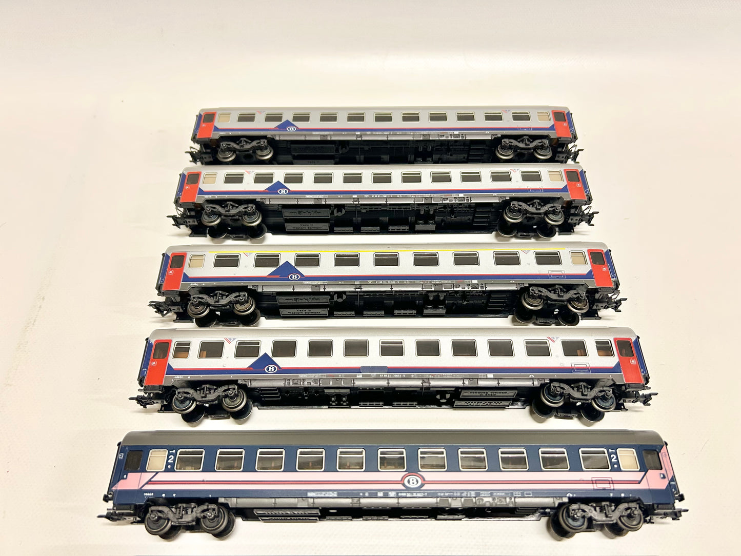 Märklin 43525 4351 4352 Belgische Personenwagen H0