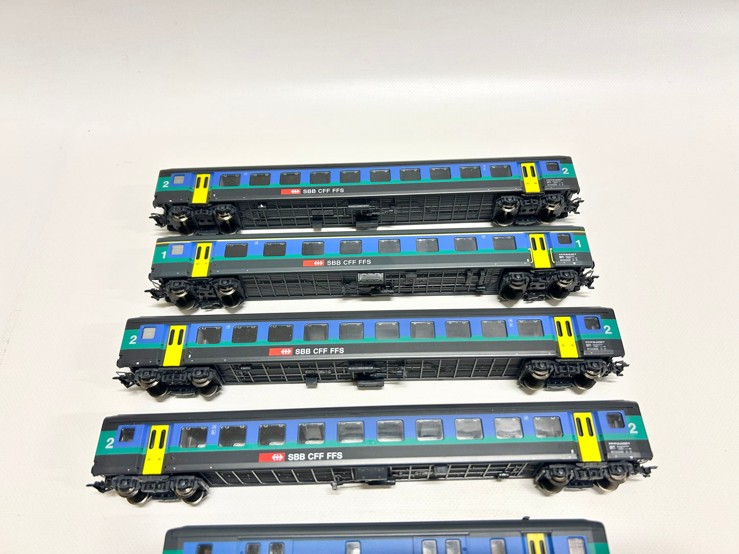 Roco 44496 usw. SBB Interregio-Einheitswagen Konvolut H0