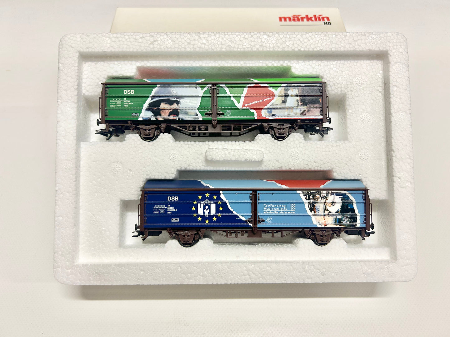 Märklin 4838 Wagen-Set Dänische Güterwagen DSB AC H0