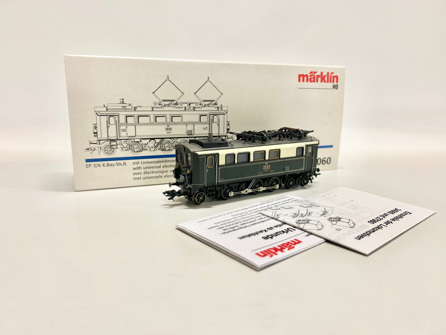 Märklin 34060 Digital E-Lok EP 3/6 K.Bay.Sts.B. AC H0