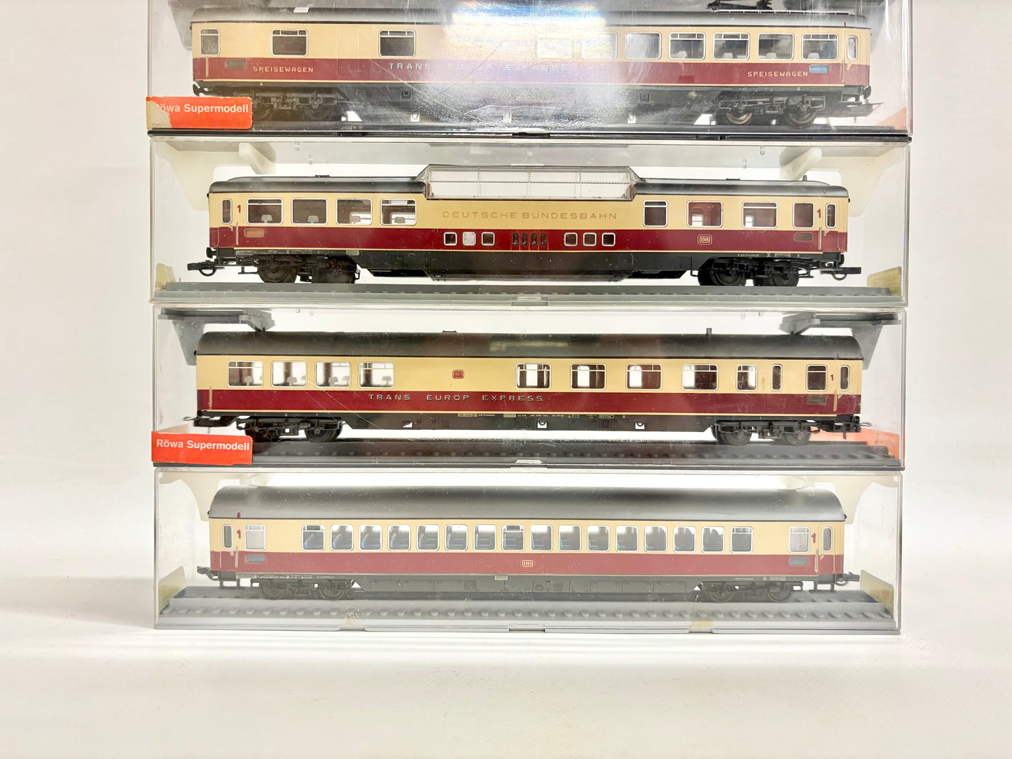 RÖWA 5x TEE Personenwagen IC "Rheinpfeil" DB H0
