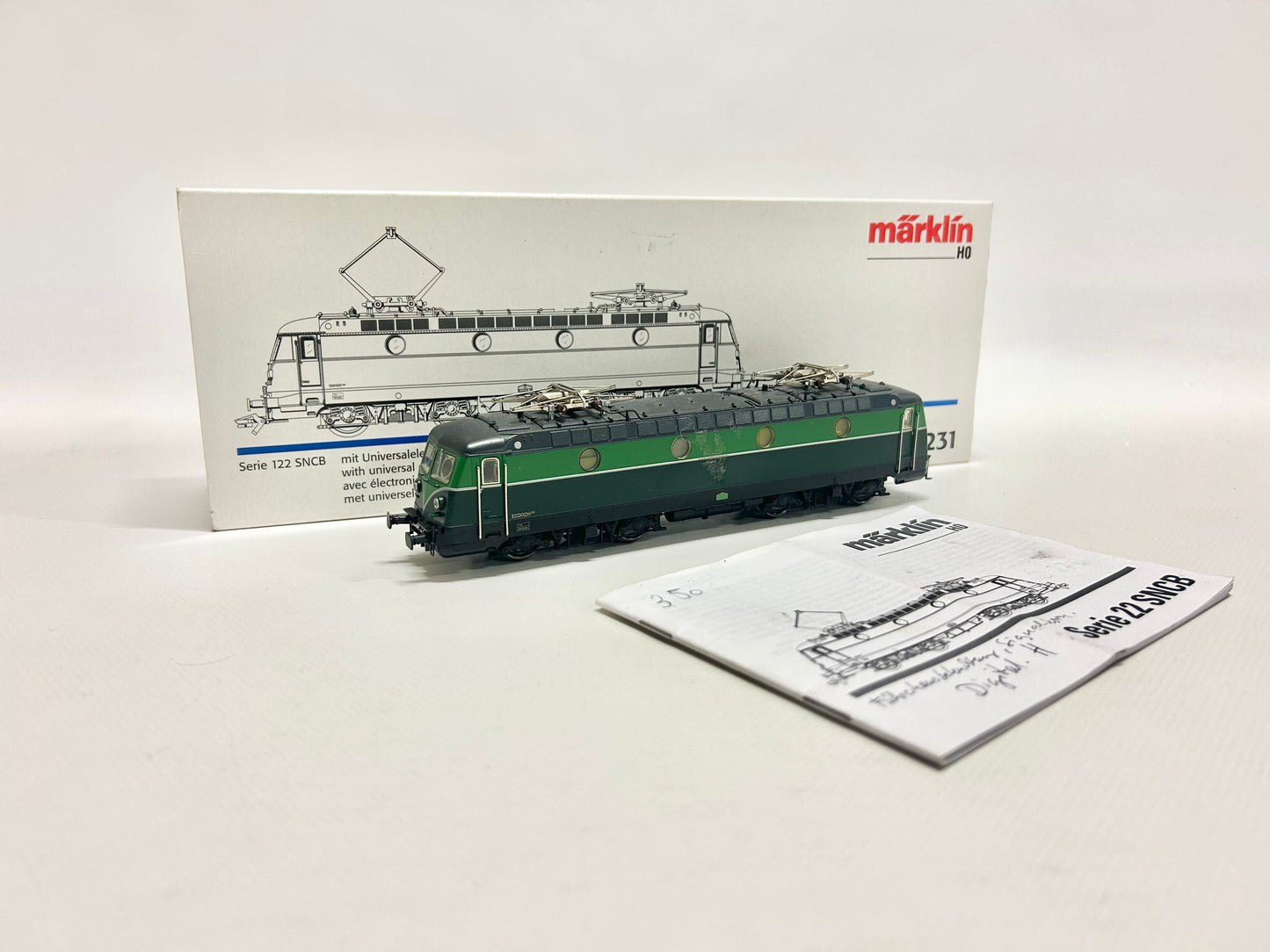Märklin 33231 Digital Serie 122 SNCB BASTLER E-Lok H0
