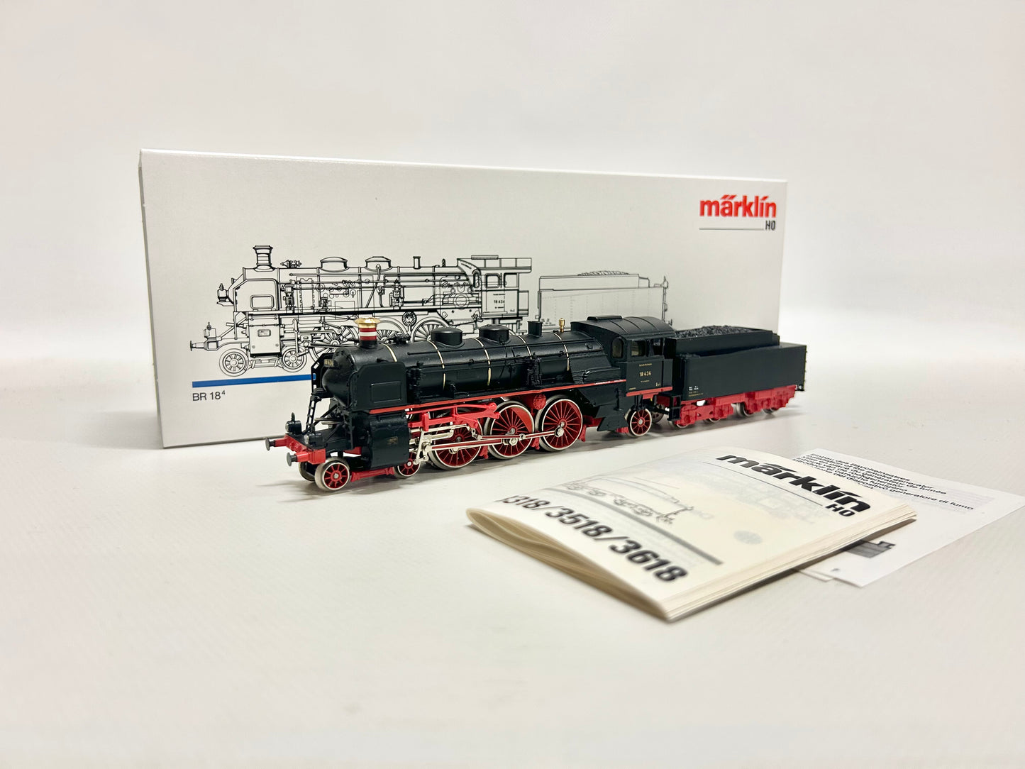 Märklin 3318 Dampflok Br 18 434 Rheingold DRG AC H0