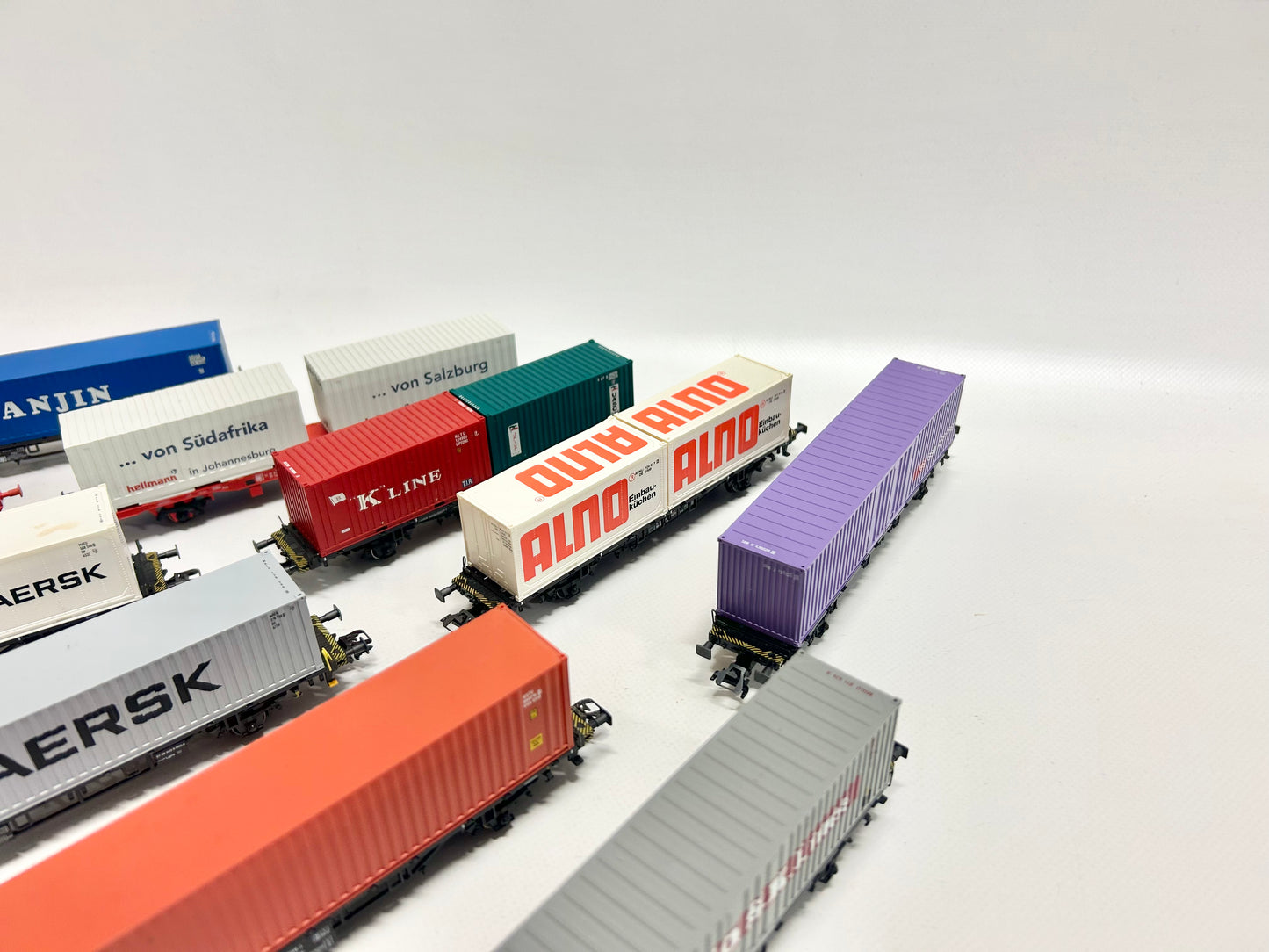 Märklin 10x Container Cars Freight Cars Lot H0