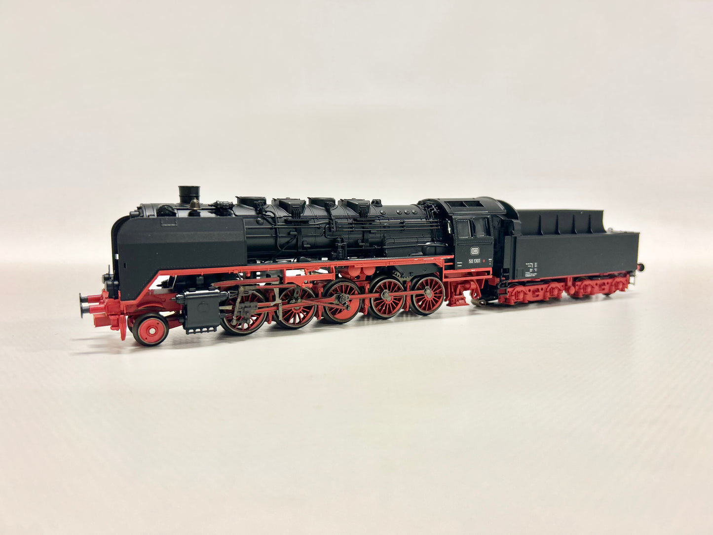 Märklin 37844 Digital + Telex Dampflok Br 50 1301 "75 Jahre Hindenburgdamm" DB AC H0