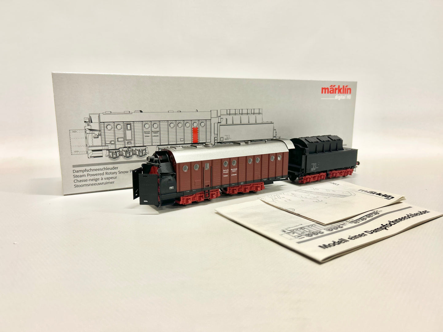 Märklin 49963 Digital + Sound Dampf-Schneeschleuder DR AC H0