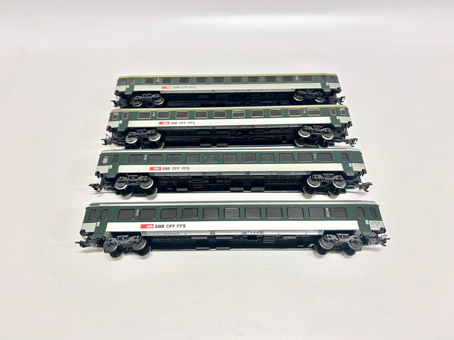 Märklin 4x SBB Personenwagen Konvolut H0