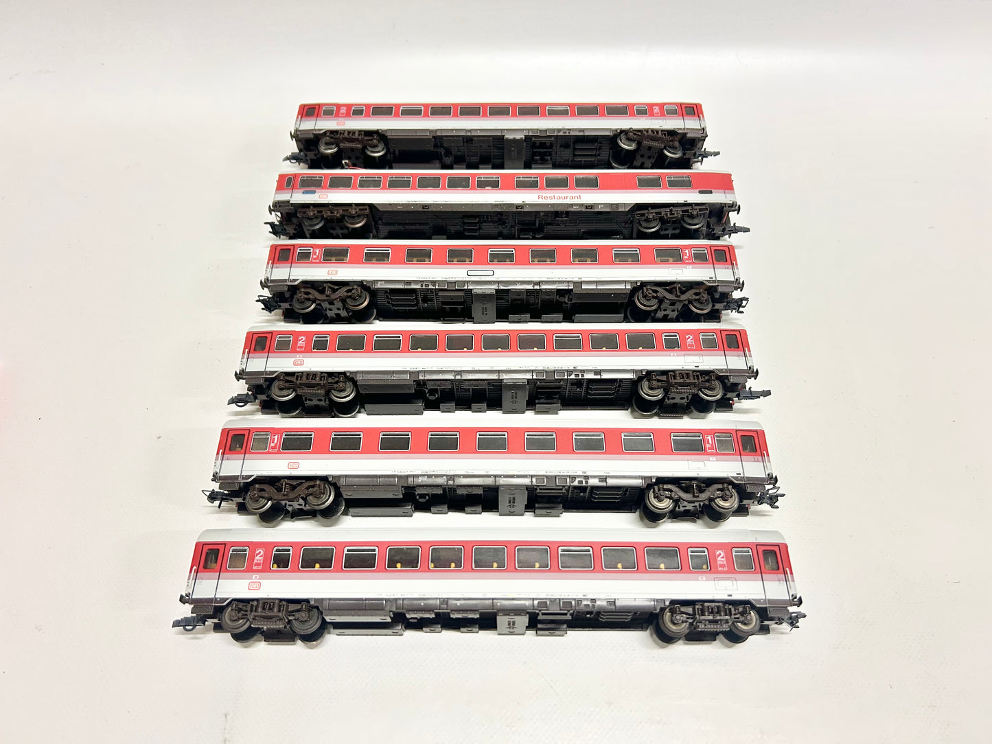 Roco 6x IC express train passenger cars H0