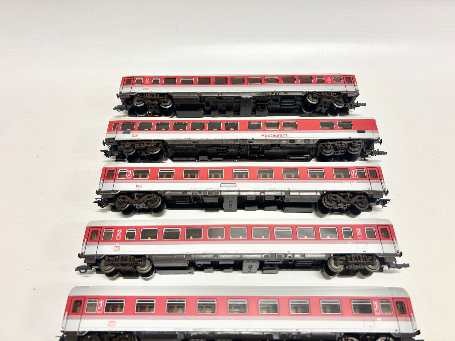 Roco 6x IC express train passenger cars H0