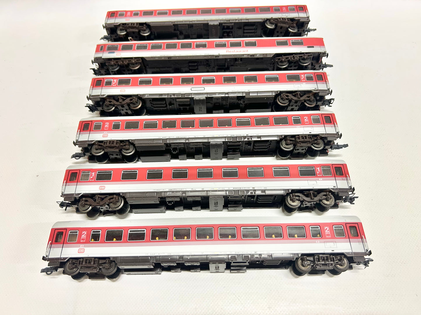 Roco 6x IC express train passenger cars H0