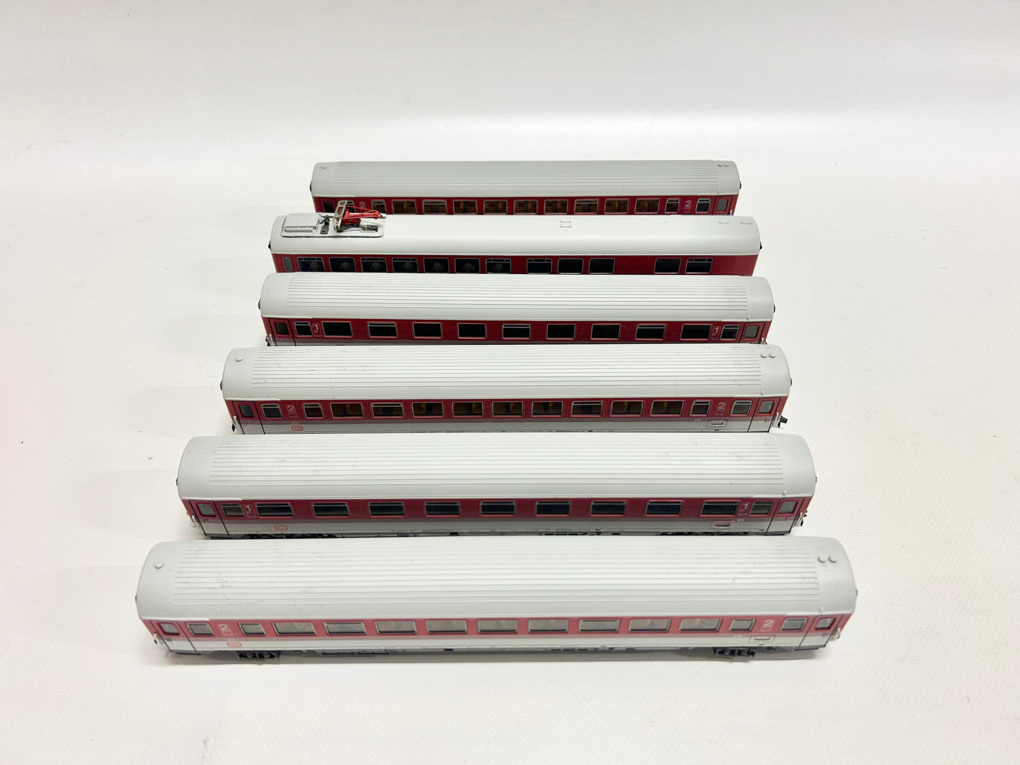 Roco 6x IC express train passenger cars H0