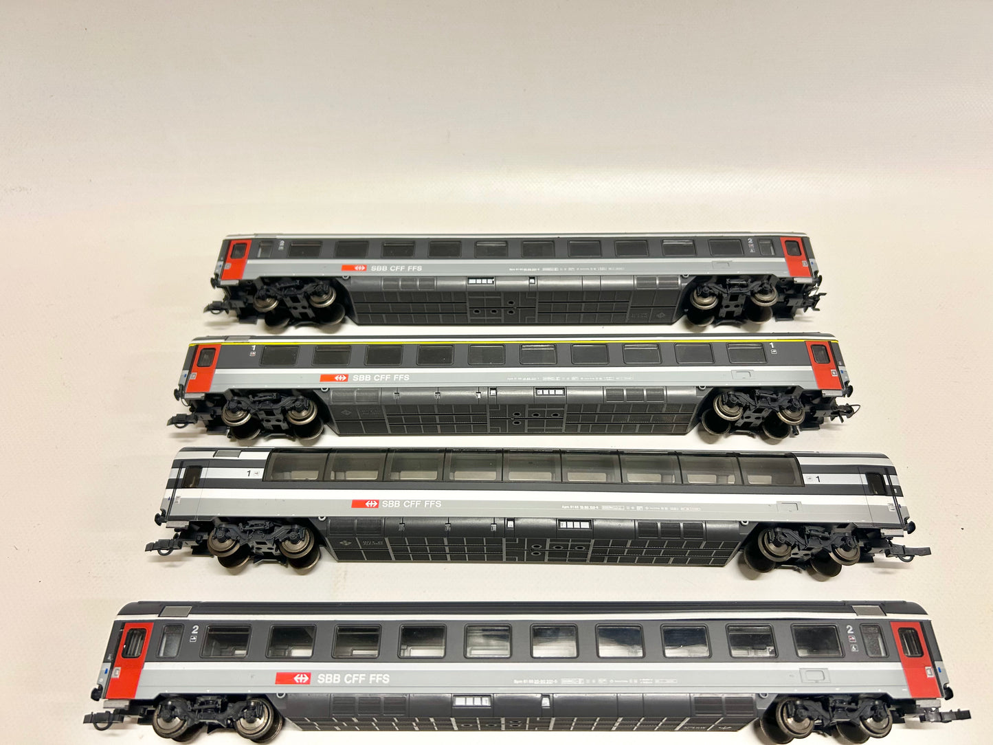 Roco 5x SBB Personenwagen Panoramawagen 44786 usw. H0