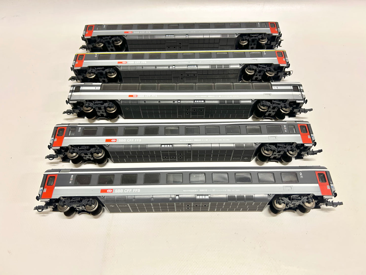 Roco 5x SBB Personenwagen Panoramawagen 44786 usw. H0