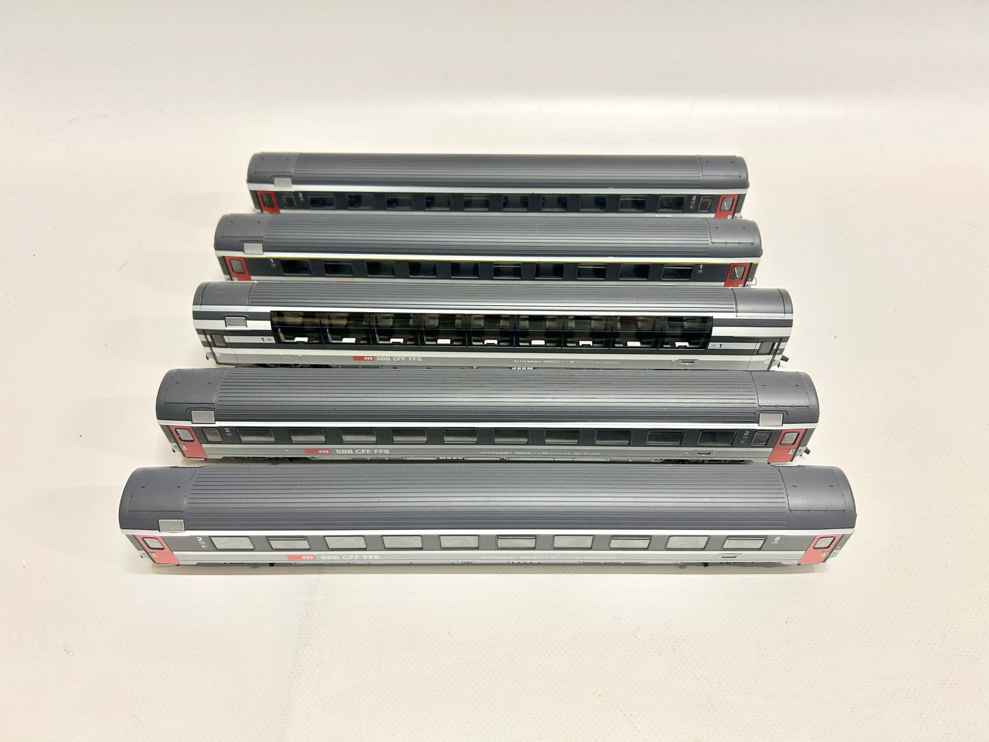 Roco 5x SBB Personenwagen Panoramawagen 44786 usw. H0