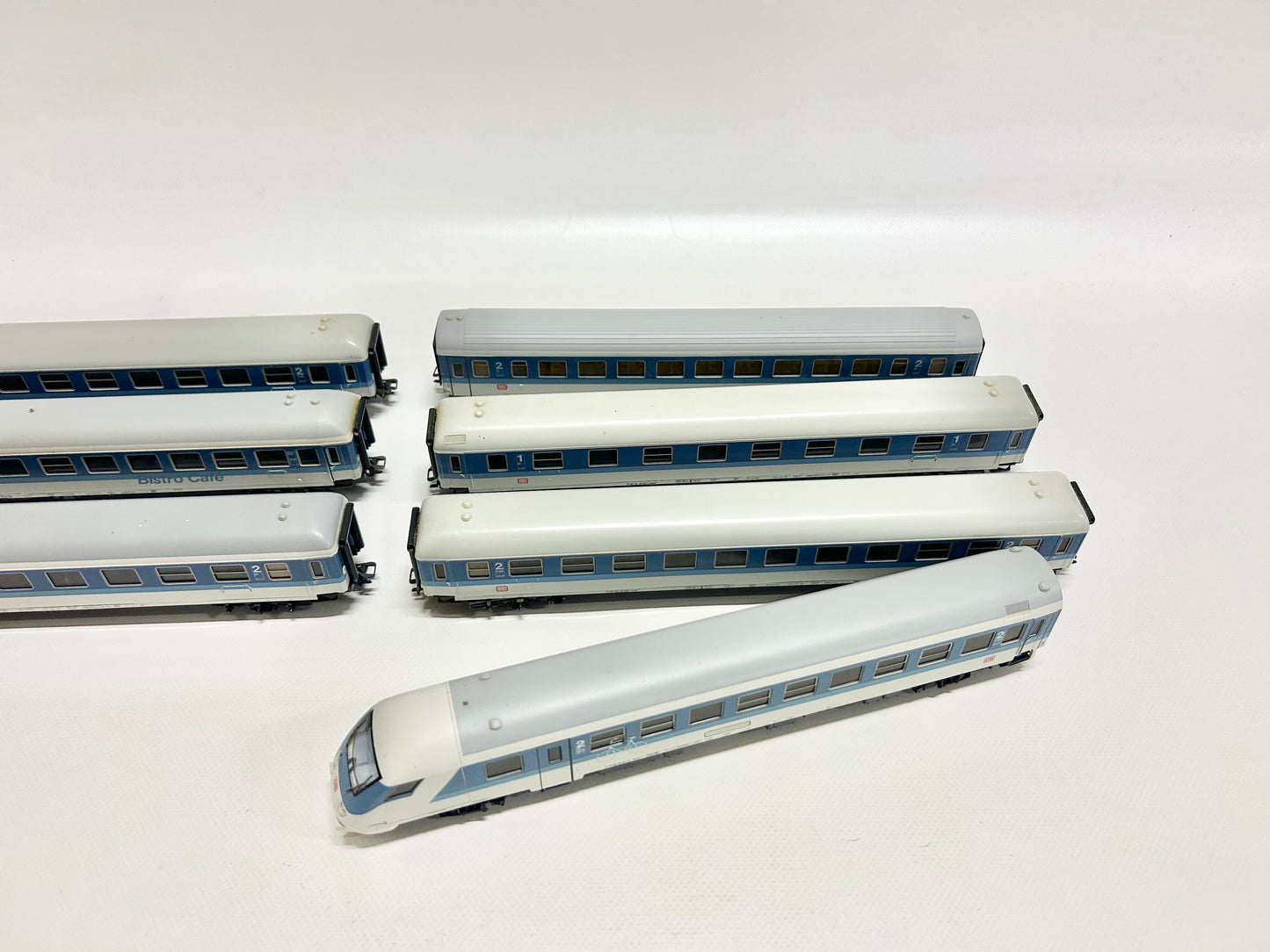 Märklin 7x IC passenger cars + control car H0