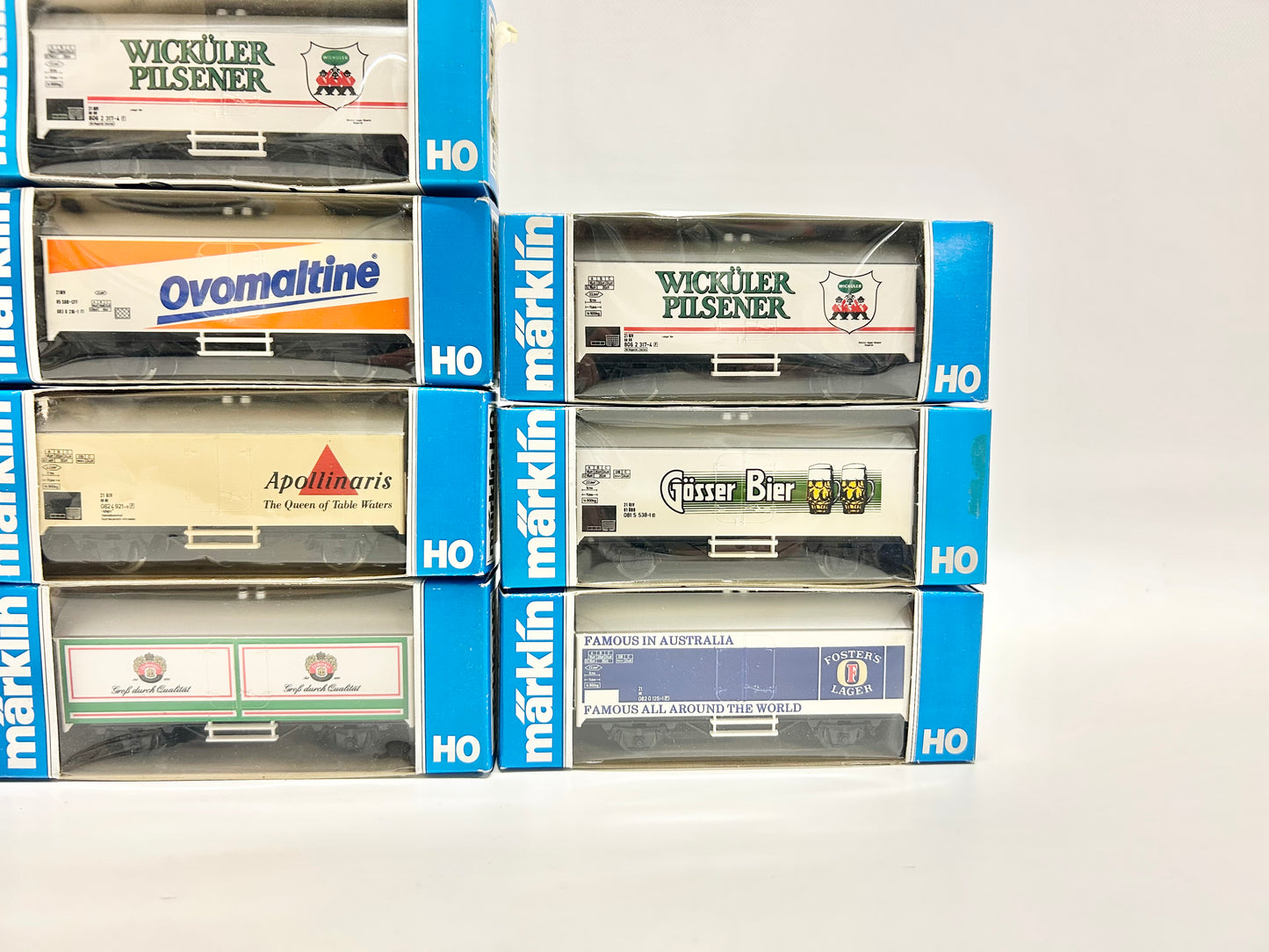 Märklin 10x Freight Cars Refrigerator Cars Lot H0