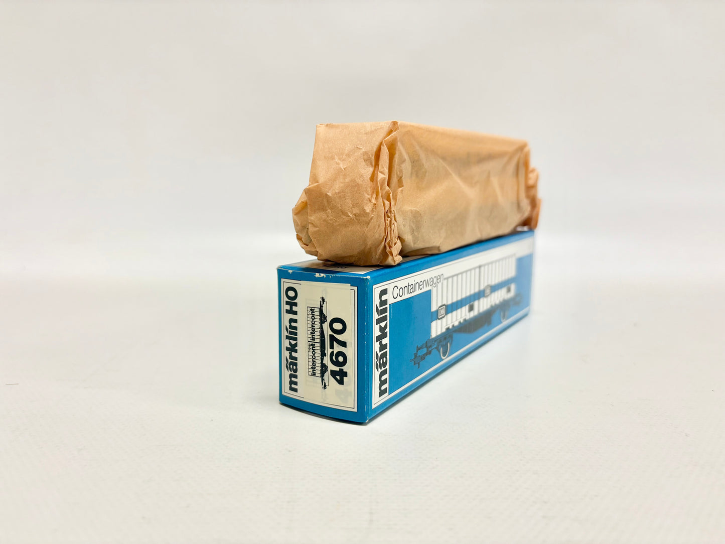 Märklin 4670 Güterwagen Containerwagen "intercont" *originalverpackt* DB AC H0