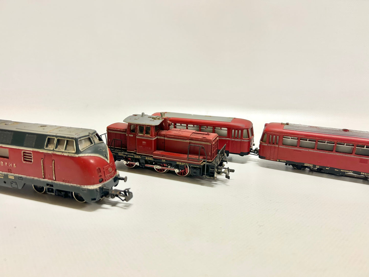 Märklin 3021 3065 3016 + 4018 diesel locomotives set H0
