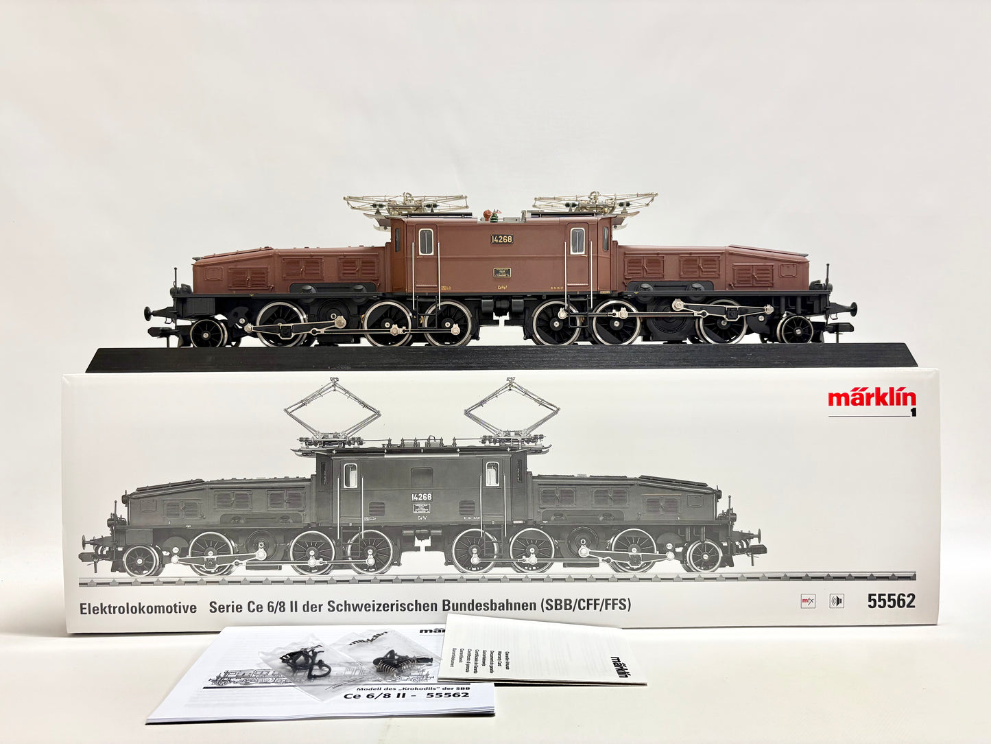 Märklin 55562 Digital + Sound E-Lok Ce 6/8 Schweizer Krokodil SBB Spur 1