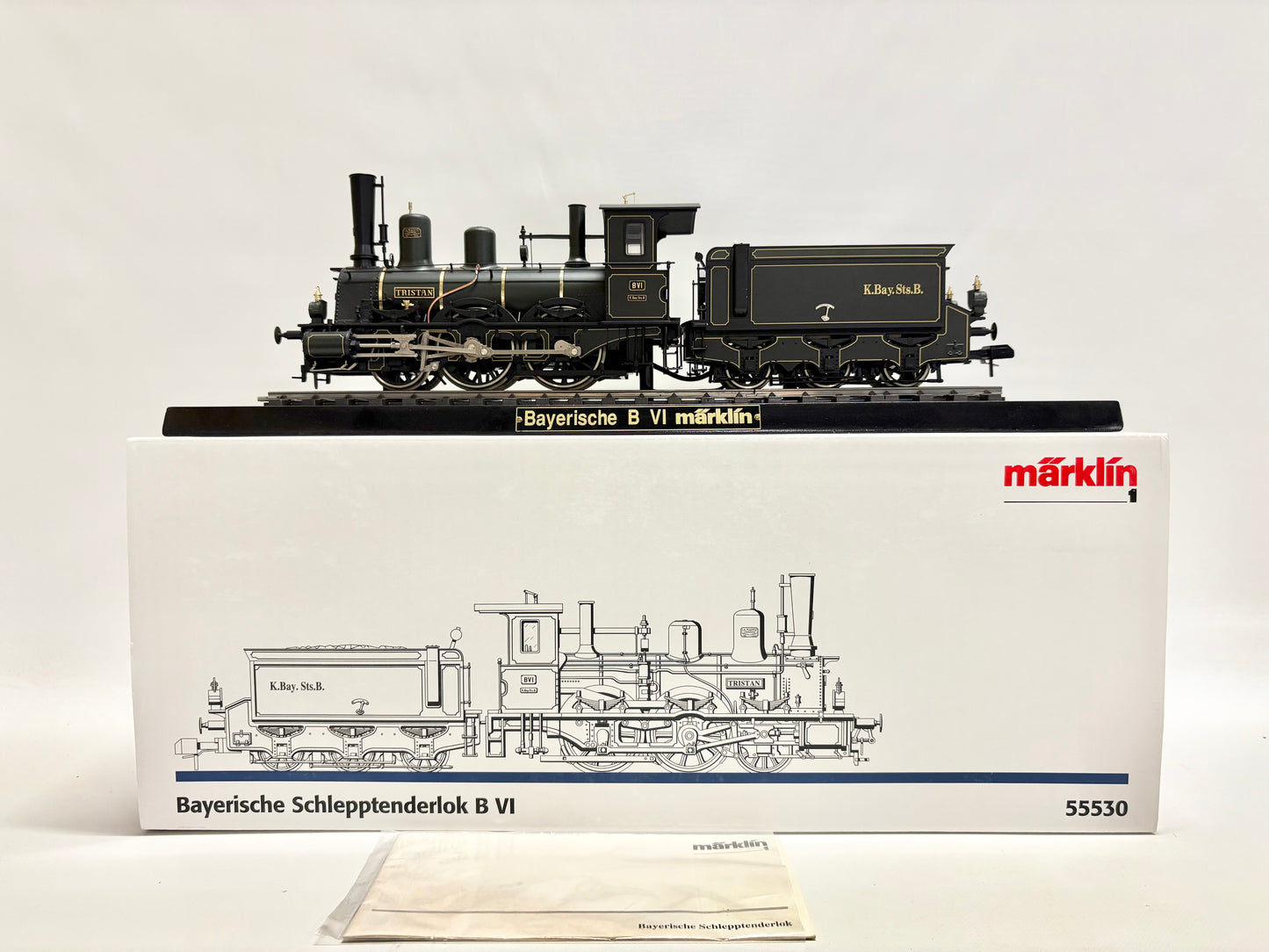 Märklin 55530 Digital Dampflok "Tristan" K.Bay.Sts.B Spur 1