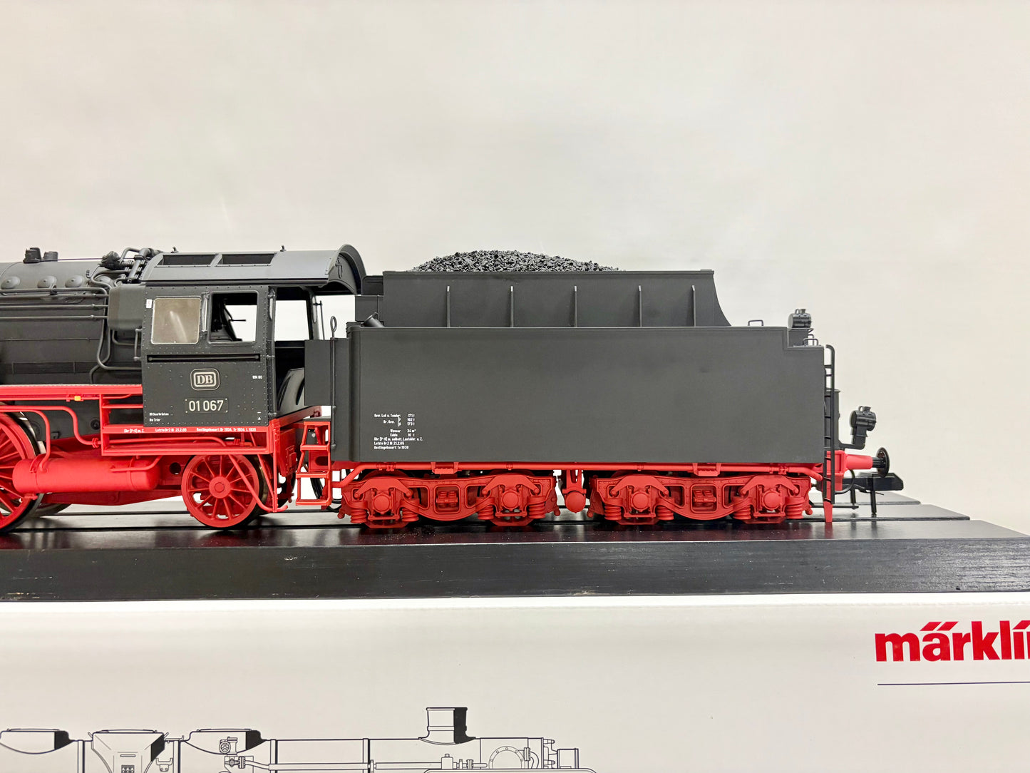 Märklin 55900 Digital + Sound Dampflok Br 01 067 DB Spur 1