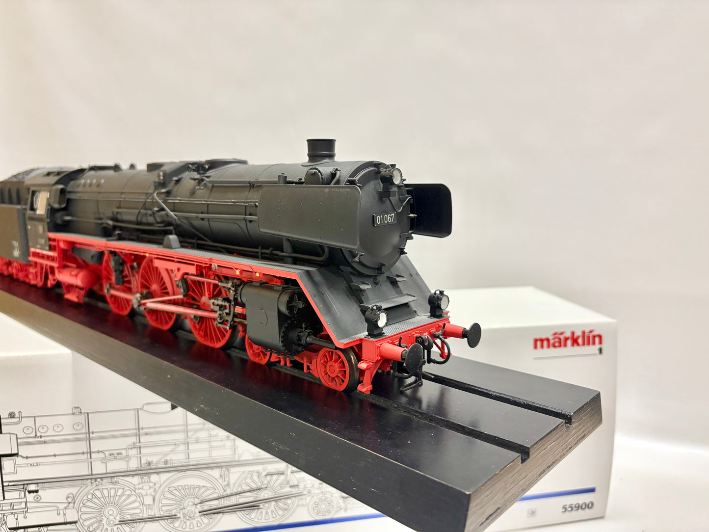 Märklin 55900 Digital + Sound Dampflok Br 01 067 DB Spur 1