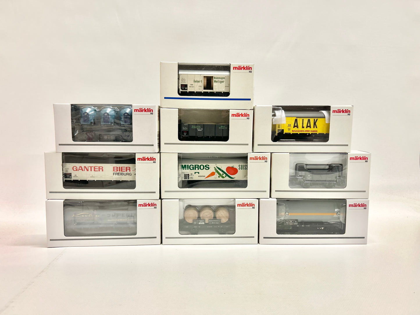 Märklin 10x Insider-Wagen Güterwagen-Konvolut AC H0