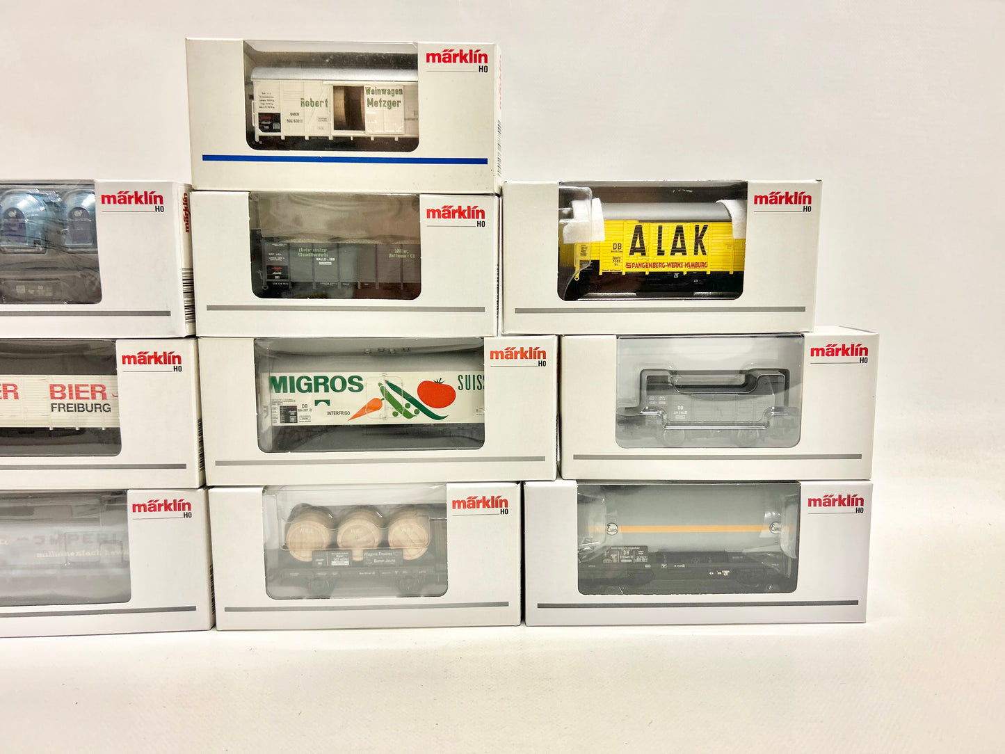 Märklin 10x Insider-Wagen Güterwagen-Konvolut AC H0