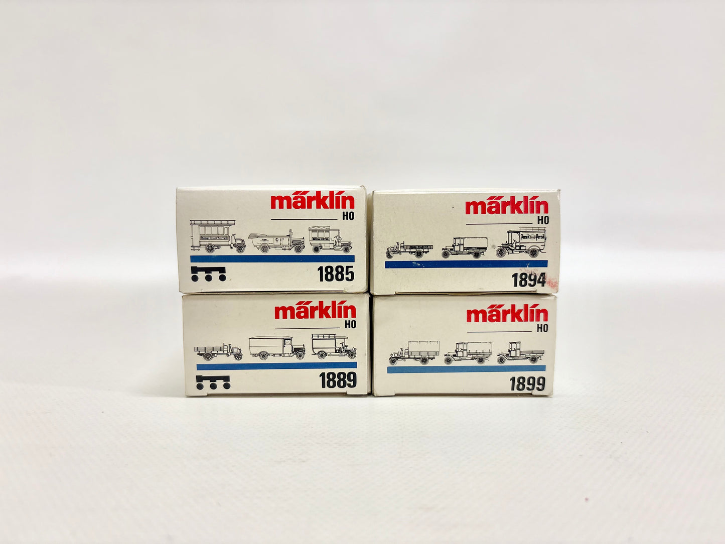 Märklin 1885 1894 1889 1899 Historische Fahrzeuge H0