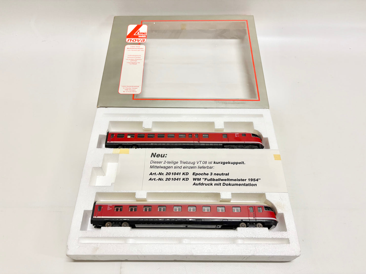 Lima 9808 Dieseltriebwagen VT 08 DB DC H0