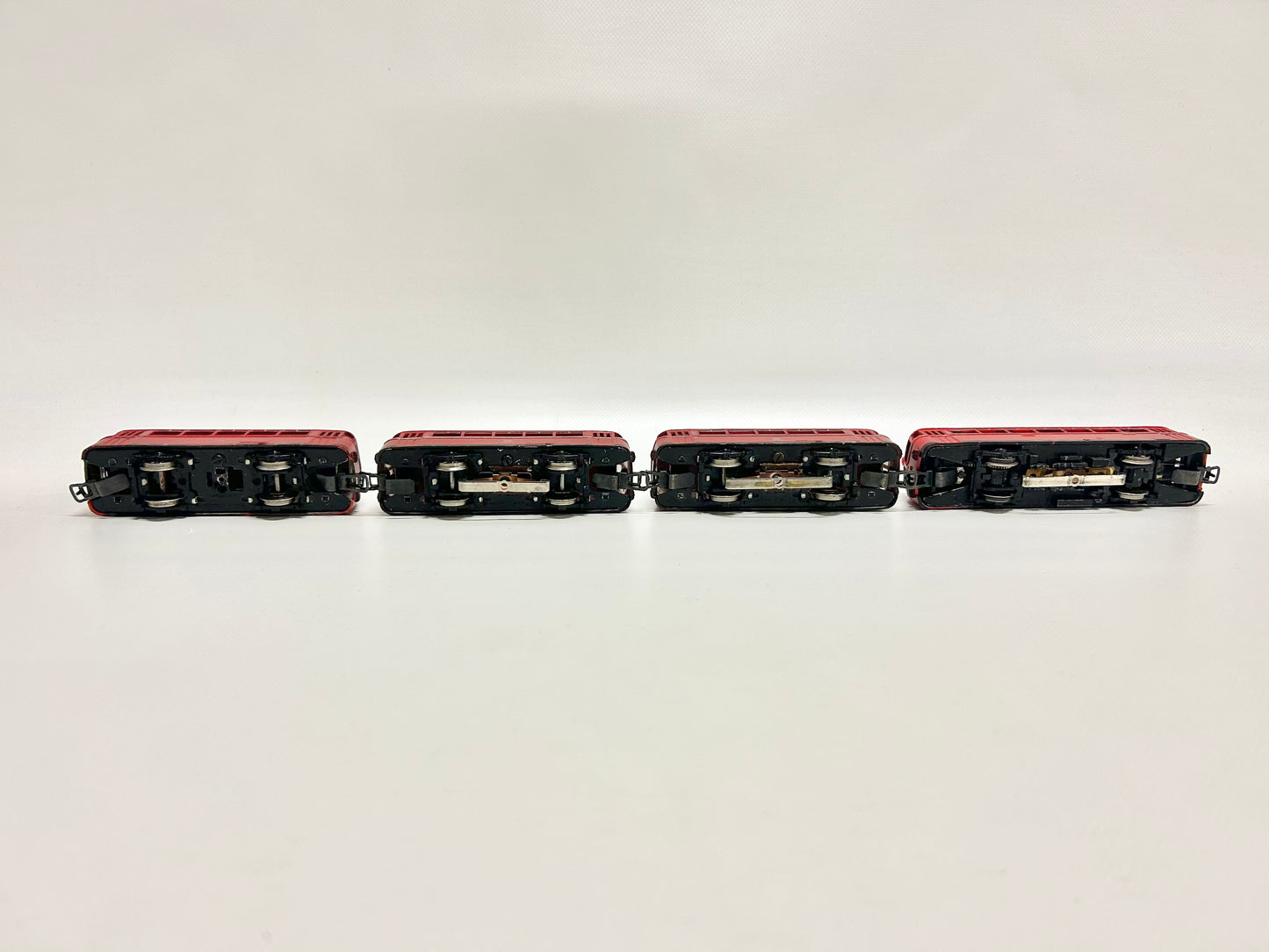 Märklin 3016 with 3x 4018 rail bus with trailer H0