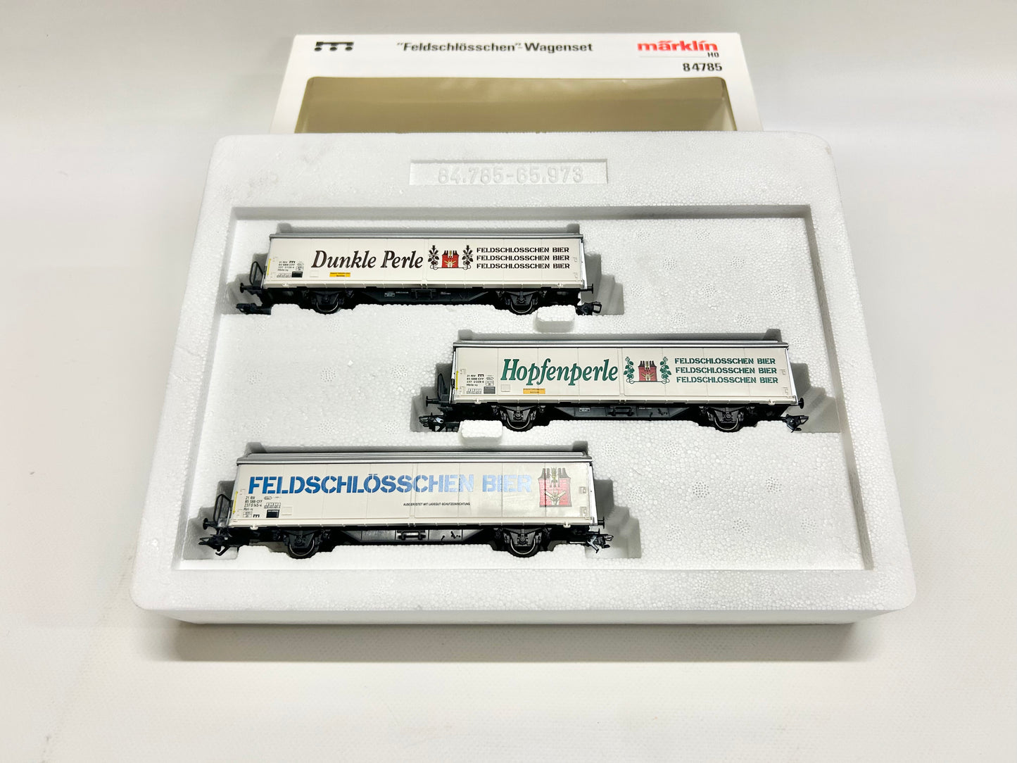 Märklin 84785 Feldschlösschen SBB H0 Car Set