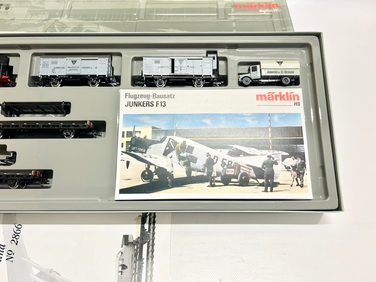 Märklin 2666 Digital Junkers Flugzeug-Transportzug der DRG H0