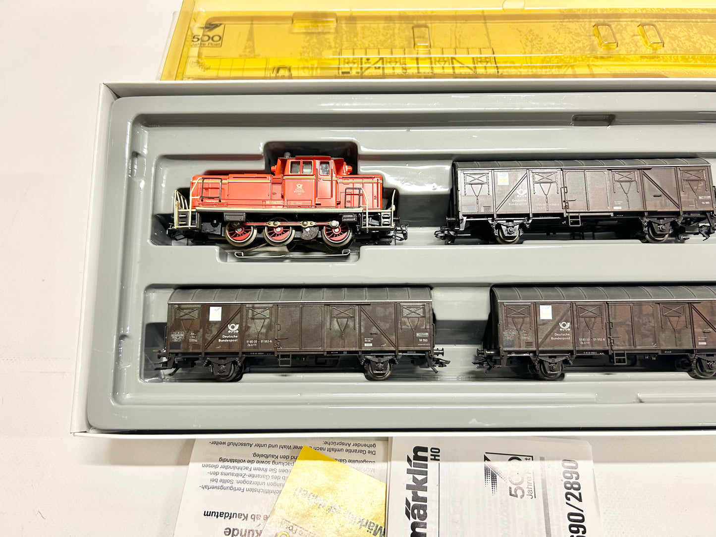 Märklin 2890 Güterzug der Bundespost Zugpackung H0
