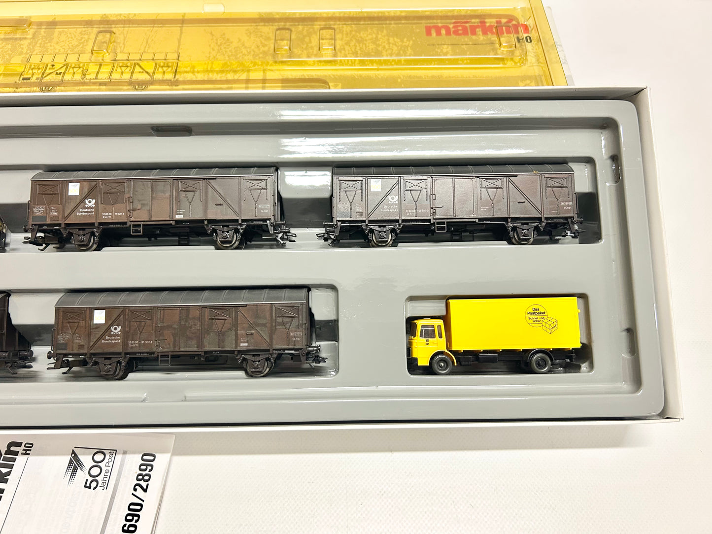 Märklin 2890 Güterzug der Bundespost Zugpackung H0