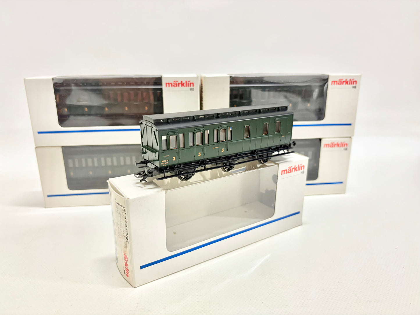 Märklin 4204 4205 4305 4304 5x Abteilwagen Personenwagen SNCF AC H0