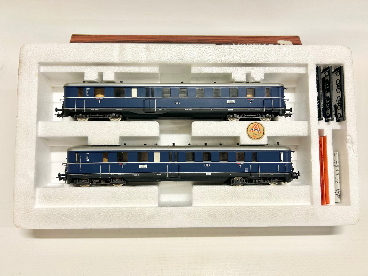 Liliput 12508 AC Dieseltriebwagen VT125 mit Beiwagen DB AC H0