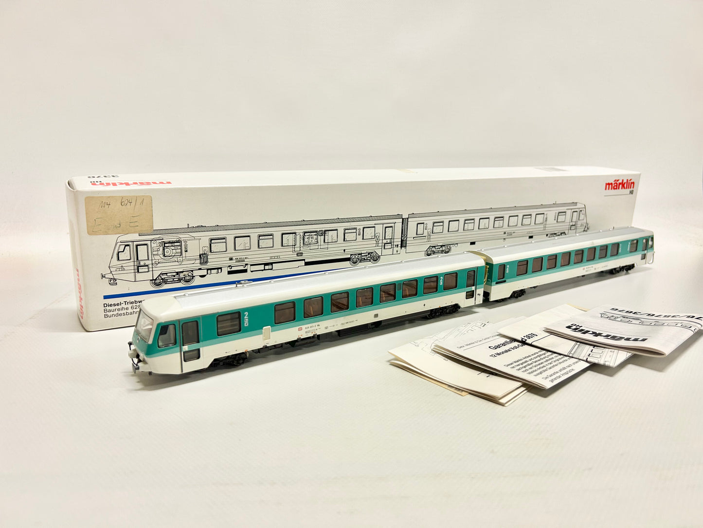 Märklin 3376 Dieseltriebwagen Br 628 203-2 DB AC H0 B-WARE