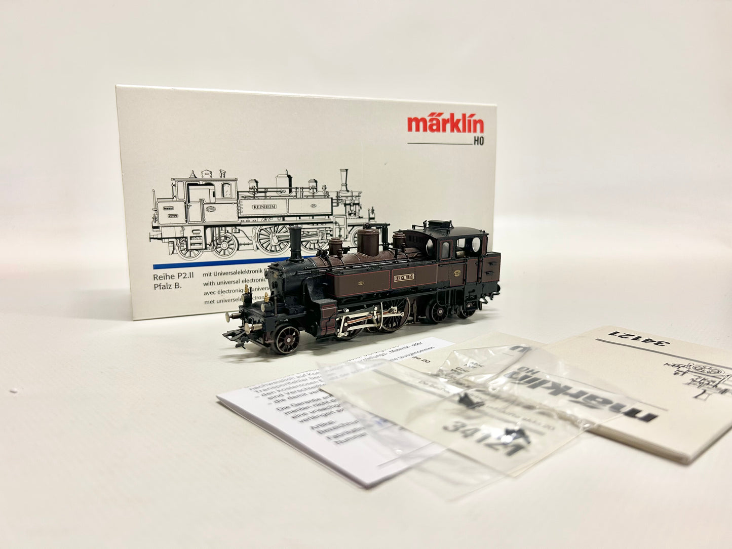 Märklin 34121 Digital Dampflok P2. II Pfalz B. "Reinheim" AC H0