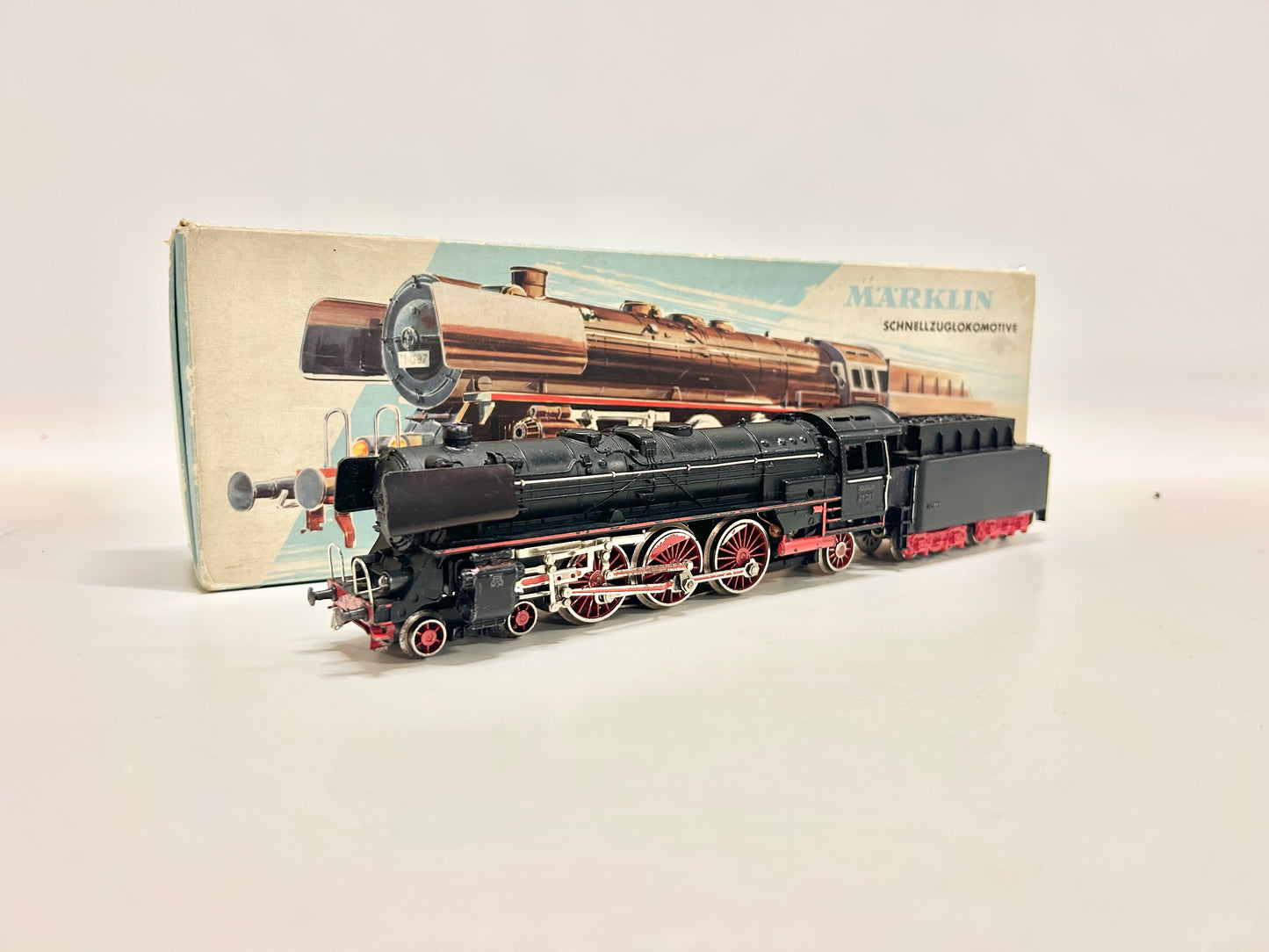 Märklin 3026 Dampflok mit Telex Br 01 097 DB AC H0