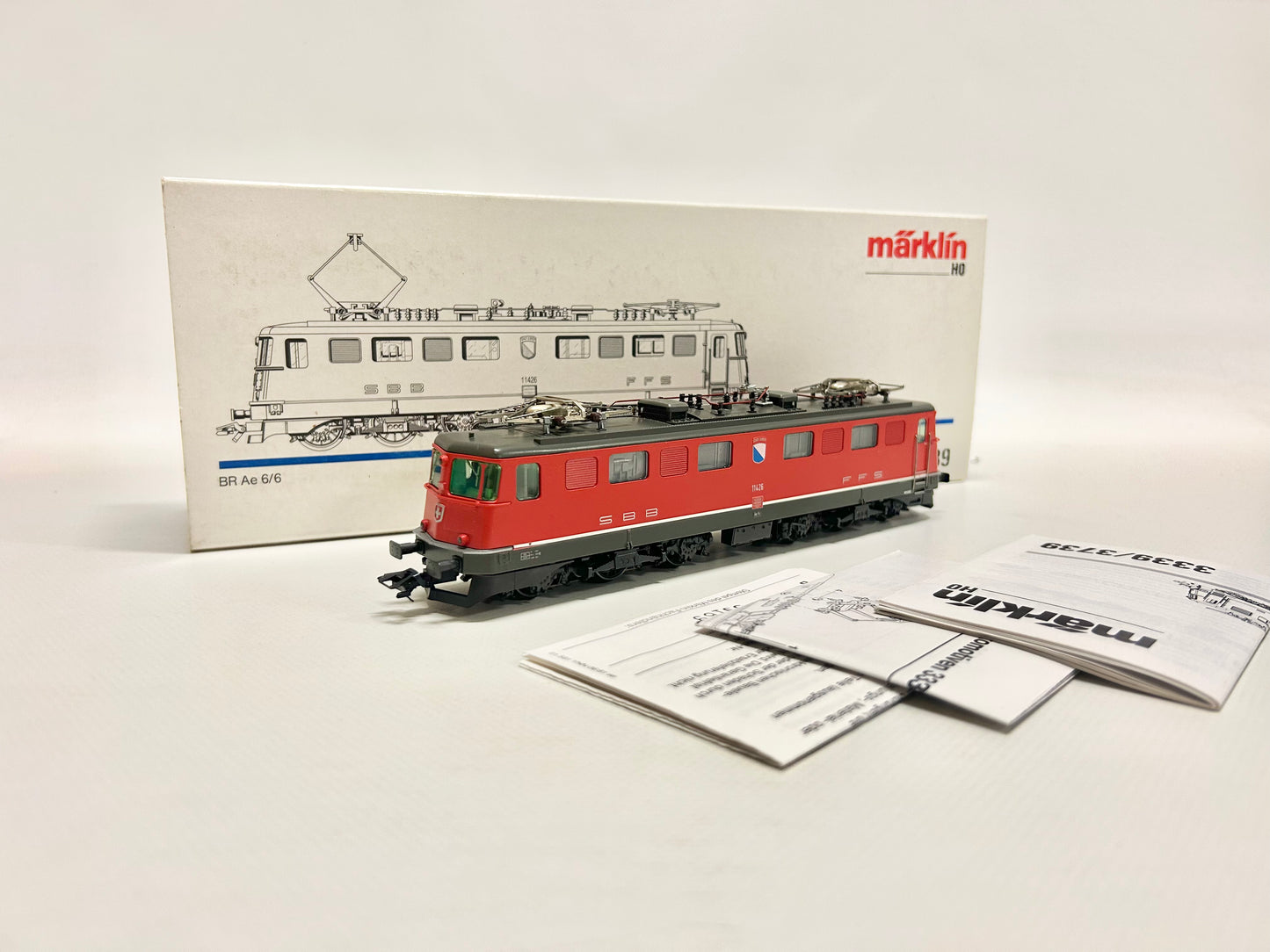 Märklin 3339 E-Lok Ae 6/6 Stadt Zürich SBB AC H0