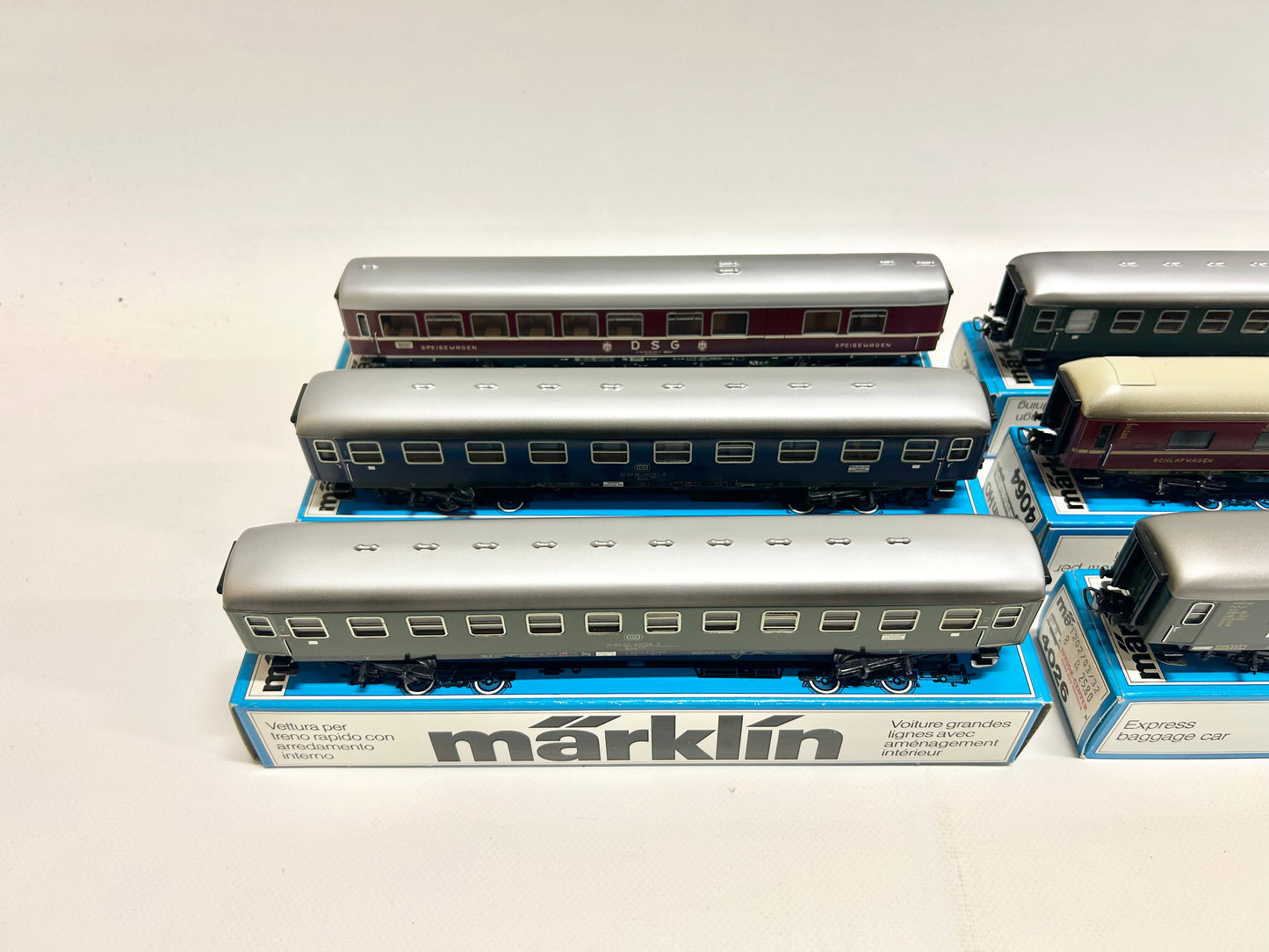 Märklin 6x D-Zug Personenwagen Konvolut H0
